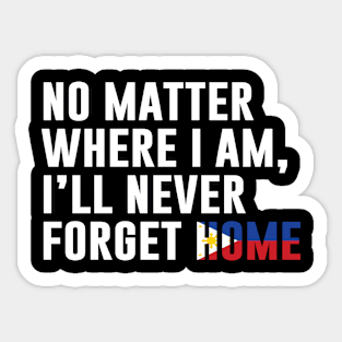 Philippines is home Sticker